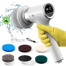 Electric Spin Scrubber For Cleaning, Bathroom Cleaning Brush With 5 Replaceable  - $28.99