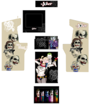 Arcade1up Legacy,Arcade 1up Joker faces arcade design Artwork Vinyl Graphics - £52.79 GBP+