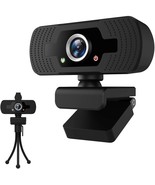 HD 1080p Webcam with Microphone for Desktop for Laptop Web Camera  - $14.84