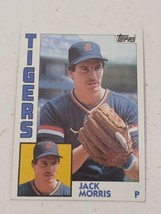 Jack Morris Detroit Tigers 1984 Topps Card #195 - £0.77 GBP