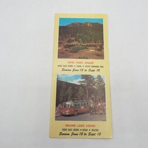 Vintage Rocky Mountain National Park Colorado Gray Line Travel Brochure ... - $9.89