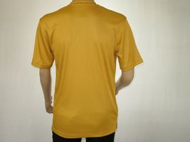 Mens Dressy T-Shirt  Log-In Uomo Soft Crew Neck Corded Short Sleeves 218 Gold image 4