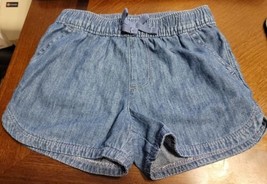 Toddler Girls Chambray Pull On Shorts - Rose Wash 4T - $14.99