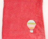 Circo Baby Blanket Hot Air Balloon Coral Plush Single Layer Target - $14.99