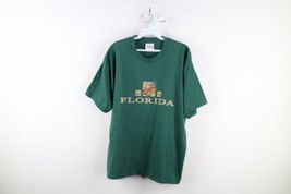 Vtg Y2K 2002 Country Primitive Womens Large Spell Out Florida Butterfly T-Shirt - £27.21 GBP
