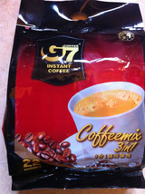 Coffee TRUNG NGUYEN- G7 3 in1 Regular Instant Mix 20 Packets ( New ) - £9.20 GBP