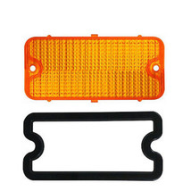 67 68 Chevy Pickup Truck Amber Park Light Lamp Lens &amp; Gasket Set 1967 1968 - $7.85
