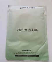 Grace &amp; Stella Down For The Peel Foot Mask Dr Pedicure Peeling Peach - £7.52 GBP