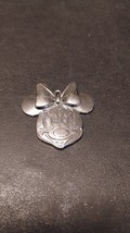 Disney Minnie Mouse Charm Keychain Piece Silver Plated - $9.40
