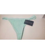 Vintage Large Light Blue 9906 Ralph Lauren Thong Underwear Nwt Nos - $21.99