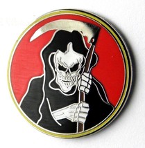 Navy Grim Reaper Naval Aviation Lapel Pin Badge 1 Inch - £4.57 GBP