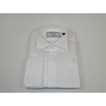 Men's Tux Shirt Charles TYRWHITT Turkey 100% Cotton CHT-8 White Wing tip image 3