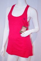 Juicy Couture Sleeveless Cerise Racerback Top Yoga Shirt Cotton Sport ( M ) - £94.93 GBP