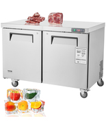 VEVOR 48" Commercial Frozen Refrigerator Sandwich & Salad Prep Table 12.9 Cu. Ft - $1,565.99
