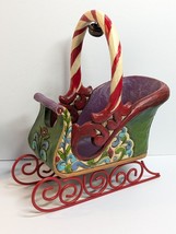 Jim Shore Christmas - 2012 Jingle All The Way Sleigh w Hanging Ornaments... - $846.75 MXN