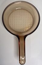 Vision Corning Ware 7" Skillet Fry Pan Waffle Bottom Amber France No Lid - $14.00