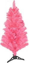 Christmas Tree with Plastic Stand 3 feet PVC Pink - £59.32 GBP