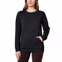 Mondetta Women&#39;s Plus Size 3X Black Soft Crew Neck Sweatshirt NWT - $13.49