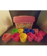 Fisher Price Pink Shape Sorter With 10 Shapes Coordination Toddler Toy 2... - €7,75 EUR