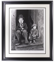 Charlie Chaplin The Enfant Encadré 16.5x22 Historique Photo Archive Giclée # - £217.27 GBP