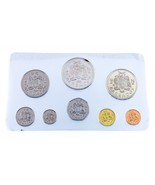 1974 Barbados Preuve Kit W/8 Pièces &amp; COA, Km PS2 - $135.18 CAD