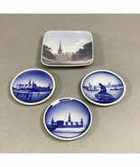 Royal Copenhagen Trinket Dish &amp; 3 Decorative Mini Plates - Denmark - $19.80 CAD