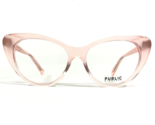 Public Eyeworks Gafas Monturas ASHLAND-C03 Rosa Transparente Grande 53-1... - $51.05