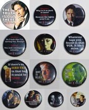 The X-Files Tv Series Metal Button Assortment Of 13 Ata-Boy You Choose Button - £1.58 GBP