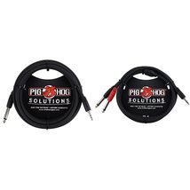 Pig Hog PX-35T4M 3.5mm TRS to 1/4&quot; Mono Instrument Cable, 10 Feet - $21.16