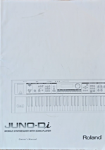 Roland Juno-Di Synthesizer Keyboard &amp; Song Player Original Owner&#39;s Manual Book. - £31.24 GBP