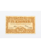 1930 Denmark Dix Kroner Note VF Nationalbanken I Copenhagen Very Fine P ... - $68.15 CAD