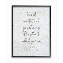 Stupell Industries Home Family Inspirational Word On Wood Texture Design Black F - $78.99