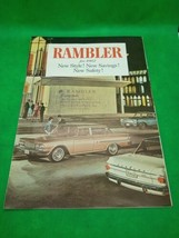 1962 Rambler Full Line Foldout Deluxe Sales Brochure 62 AMC Ambassador Fc2 - $18.96