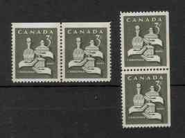 Canada  -  SC#443qs Pairs Mint NH  - 3 cent  Gifts From the Wise Men   - £1.15 GBP