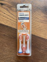 Sealed Philips Sonicare PowerUp 3 Count Replacement Brush Heads REGULAR ... - $23.75