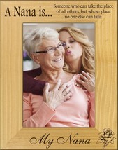 A Nana Is Laser Engraved Wood Picture Frame Portrait (4 x 6)  - £23.71 GBP