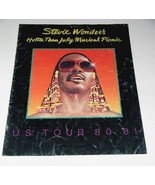 Stevie Wonder Concert Tour Program Vintage 1980-1981 U.S. Tour VG - $561.45 MXN