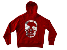 Zadig &amp; Voltaire Clipper Skull Camo Hoodie Red ( S ) - $128.67