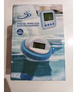 Wireless Pool Thermometer, Floating Easy Read,  Digital Thermo Blue Bay ... - $19.60