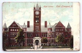 Postcard High School East Liverpool Ohio - $3.75