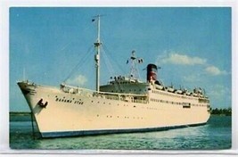 Bahama Star Eastern Steamship Corp. Postcard 1950&#39;s Miami Florida  - £7.12 GBP