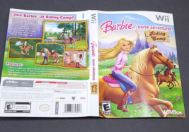Wii ~ Barbie Horse adventures Riding Camp Original Cover artwork only - £3.15 GBP