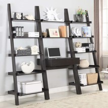 Cappuccino Ladder Desk &amp; Bookcase Set (3-Piece) - $559.99