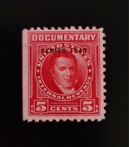 1940 5c U.S. Internal Revenue, Documentary, Overprinted, Carmine, R292 - $2.24