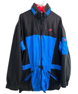 Vtg Nike Zip Front Jacket XL Color Block Multicolor Grey Tag Windbreaker... - $155.91 CAD