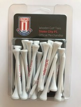 STOKE CITY FOOTBALL CLUB CRESTED WOODEN GOLF TEES.  - £9.62 GBP