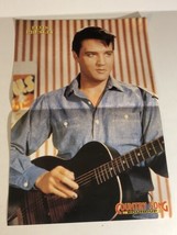 Elvis Presley vintage Magazine Centerfold young Elvis With Guitar - £5.21 GBP
