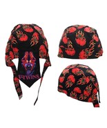 BUY 1 GET ONE VTWIN ENGINE TWIN GIRLS BANDANNA CAP #221 hat BIKER dorag ... - $6.59 CAD