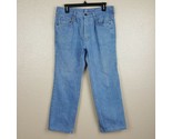 Vintage Levi&#39;s 501 Women&#39;s Jeans Size 36x27 Light Blue Zippered TD7 - $12.37