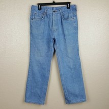 Vintage Levi&#39;s 501 Women&#39;s Jeans Size 36x27 Light Blue Zippered TD7 - $12.37